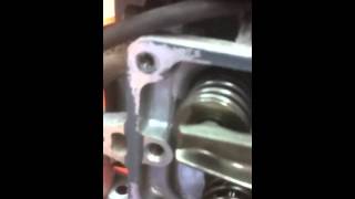 LAWN TRACTOR REPAIR BRIGGS AND STRATTON OHV ENGINE WONT SPIN OVER AFTER VALVE ADJUSTMENT [upl. by Soiritos]