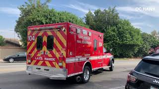 TNLA LAFD Engine involved in Reseda Crash [upl. by Yhtuv]