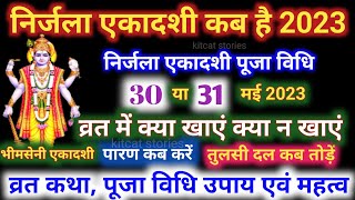 निर्जला एकादशी कब है Nirjala Ekadashi Kab Hai [upl. by Garlen]