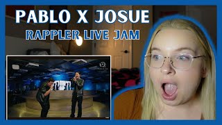 PABLO x JOSUE  DETERMINADO and AKALA RAPPLER LIVE JAM REACTION [upl. by Dirgis192]