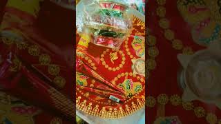 Karva chauth special thali decoration [upl. by Ecirtael]