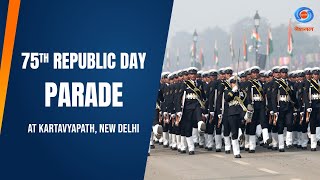 75th Republic Day Parade at Kartavyapath  Republic Day Parade  26th January 2024 [upl. by Hgielime]