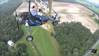 Ultralight Trike flying from Whitley Field 2018 [upl. by Ruthi870]