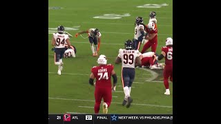 Elijah Higgins catches for a 24yard Gain vs Chicago Bears [upl. by Bibeau]