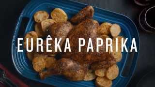 Poulet en crapaudine et pommes de terre rôtis [upl. by Alleirbag]