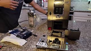 UNBOXING DeLonghi Dinamica Plus Automatic Coffee amp Espresso Machine [upl. by Barnebas797]