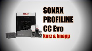 SONAX PROFILINE CC Evo Keramikversiegelung kurz und knapp erklärt SONAXschweiz🇨🇭 [upl. by Ecnarwal]