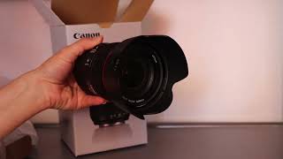 Unboxing Canon lens EF 24105 f4 IS II USM [upl. by Charleen]