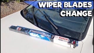 🟡 How to change Wiper blades on Volkswagen Golf VII 🟡 [upl. by Nnylakcaj850]