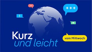 Deutsch lernen mit Videos  Kurz und leicht vom 06112024 mit deutschen Untertiteln [upl. by Clance]