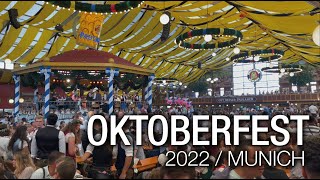 OKTOBERFEST 🇩🇪 Munich【4K】A Walk In Oktoberfest [upl. by Marzi]