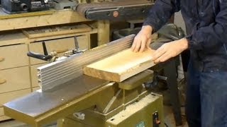 Planing boards wider than your jointer [upl. by Damicke]