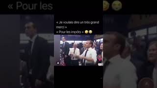 Macron voulait dire un très grand merci pour les impôts [upl. by Alansen]