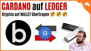 Cardano ADA von Bitpanda auf Ledger Nano X S übertragen [upl. by Novaat197]