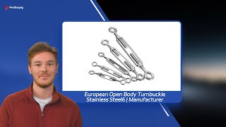 European Open Body Turnbuckle Stainless Steel6  Manufacturer [upl. by Sinoda753]