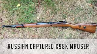 Russian captured RC Mauser K98k rifle made by JP Sauer amp Sohn in 1941 CE 41 split code [upl. by Atnamas]