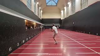 Great Real Tennis points Jeu de Paume in the French Open 2022 Final The ancestor of racket sports [upl. by Zzabahs]