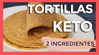 Tortillas linaza Keto 🌮 SOLO 1 INGREDIENTE  Tortilla de Linaza  Fácil [upl. by Dnarb]