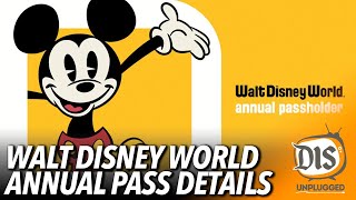 Walt Disney World 2021 New Annual Pass Details Revealed [upl. by Aliuqet]