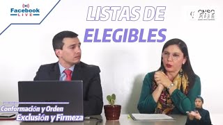 Conformación Publicación Orden Exclusión y Firmeza de la Lista de Elegibles  Concurso Docentes [upl. by Eat212]