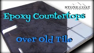 Epoxy Countertops over old tile [upl. by Aley259]