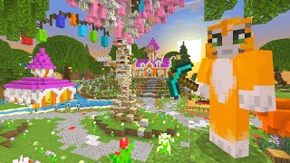 Minecraft Xbox  Returning Home  Purrfect Paradise 107 [upl. by Marlyn66]