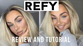 REFY BEAUTY BY JESS HUNT BROW REVIEW AND TUTORIAL  HOLLY MAYLAND [upl. by Honebein639]