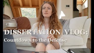 English PhD Vlog 📚 Preparing for the Dissertation Defense [upl. by Bartholomeo883]