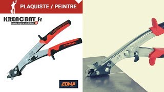 Cisaille grignoteuse Supercoup NR1® avec coupe copeaux intégré tôle plane  Edma [upl. by Eltsirk783]