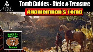 Assassins Creed Odyssey  Agamemnons Tomb  Tomb Stele and Loot Treasure Guides [upl. by Kistner]