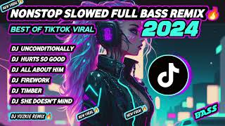 🔥NEW  NONSTOP TIKTOK VIRAL SLOWED  FULL BASS REMIX  MASHUP 2024 [upl. by Assela]