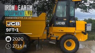 2020 JCB 9FT1 9 Tonne Cabbed Front Tip Dumper [upl. by Elleda]