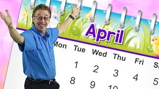 April  Calendar Song for Kids  Month of the Year Song  Jack Hartmann [upl. by Sakram226]