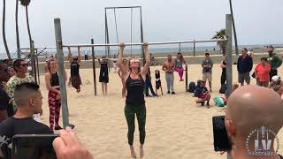 Muscle Beach Calisthenics Jam 3 PullUp Competition [upl. by Giraud194]