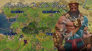 Gilgamesh Get Rich or Die Tryin Gilgamesh Civ 6 Deity Science [upl. by Poole652]