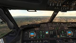 RNAV RW 22L LIRP PISA Scenic approach RAAS [upl. by Adnawaj]