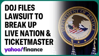 DOJ files lawsuit seeking to break up Live Nation and Ticketmaster [upl. by Bernette]