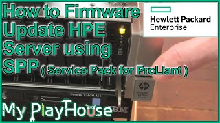 How to Update HPE Enterprise Server Using a SPP on a USB  1159 [upl. by Aikehs624]