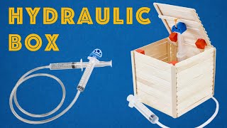 HydraulicPowered Box  Fun DIY STEM Project Idea for Kids [upl. by Greenberg]