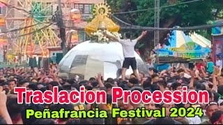 Traslacion Procession  Peñafrancia Festival 2024 [upl. by Downe415]