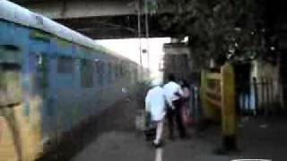 UNBELIEVEABLE NEAR MISS ON INDIAN RAILWAY TRAIN LINE 2008 INDIA [upl. by Brodeur]