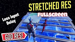 Fortnite stretched Res No Delay stretchedresolution stretchedres [upl. by Notlew51]