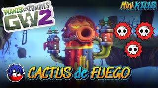 🟠el CACTUS de FUEGO y sus ESPINAS de LLAMAS🟠🟩Plants vs Zombies Garden Warfare 2🟪pvzgw2 [upl. by Boyse]