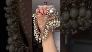 MeeshoHugeTrendy sharara earing unboxing  Meesho Ka hain Suchi short shortsviralvideo youtube [upl. by Faletti792]