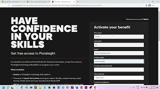 How to get free Pluralsight Account for 1 month  Visual Studio Subscription [upl. by Peterus]