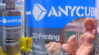 Anycubic basic photopolymer resin review 3D printing [upl. by Ayardna]