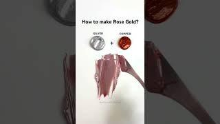 How to make Rose Gold colormixing rosegold satisfying [upl. by Essej488]