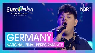 ISAAK  Always On The Run  Germany 🇩🇪  National Final Performance  Eurovision 2024 [upl. by Chemar527]