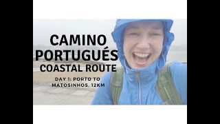 Camino Portugués Coastal Route Day 1 April 2022 [upl. by Ylenaj]