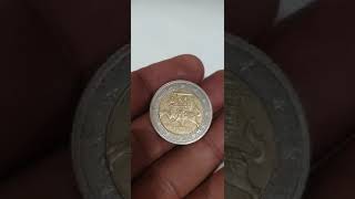 Lithuania 2 Euro 2017 Most Valuable Coin ytshorts coin [upl. by Refynnej]